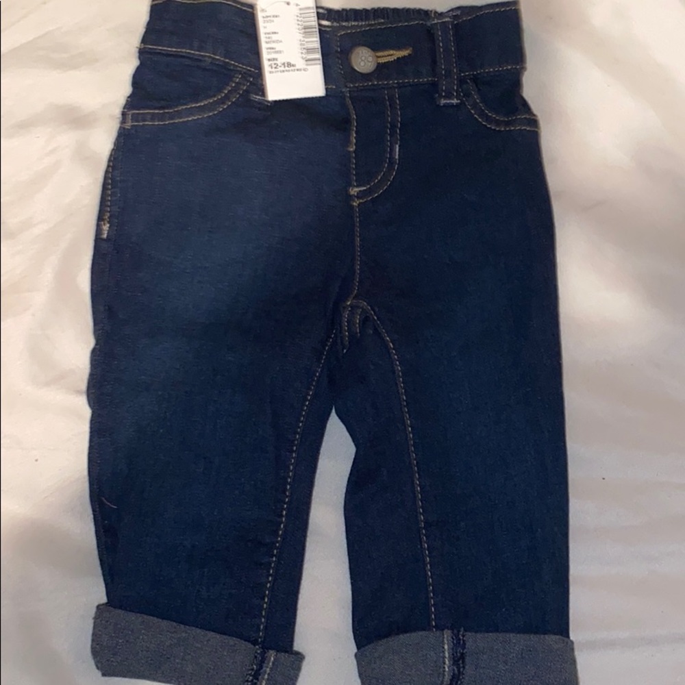 Toddler Dark Blue Jeans Jeggings